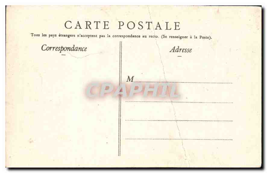 CPA Lourdes 4 Station Calvaire Jesus rencontre sa Sainte Mere  — Verso