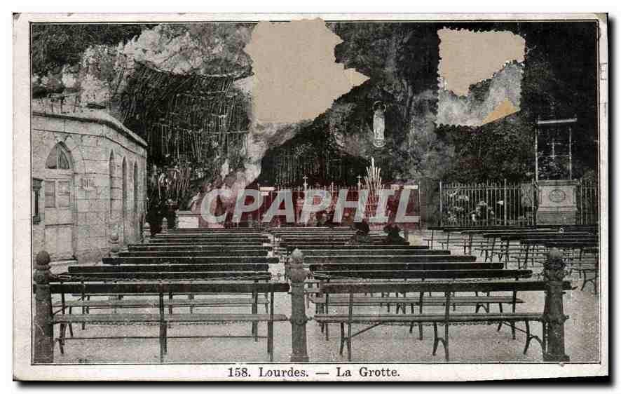 CPA Lourdes La Grotte 