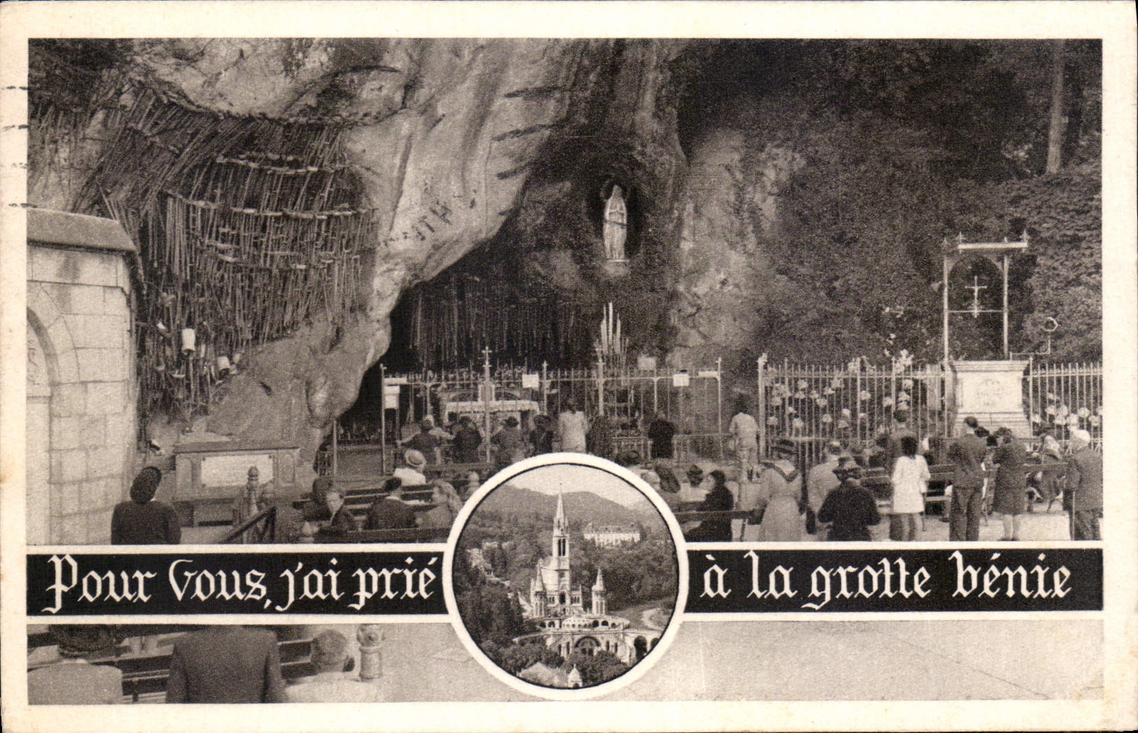 CPA Lourdes La Grotte 