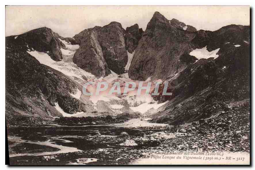 CPA Le Glacier des Oulettes La Pique Longue du Vignemale 