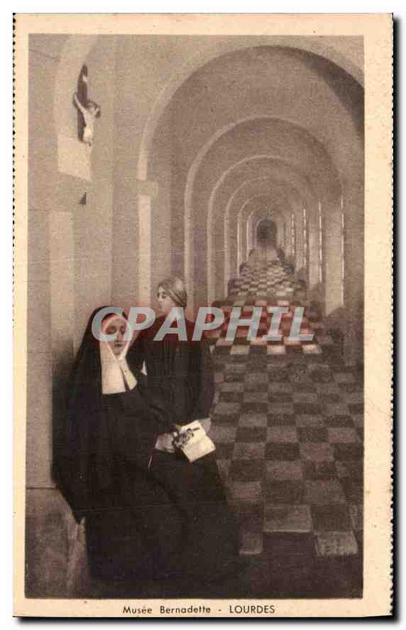 CPA Musee Bernadette Lourdes Bernadette en Religion Soeur Marie Bernard au Couvent Saint Gildard a N