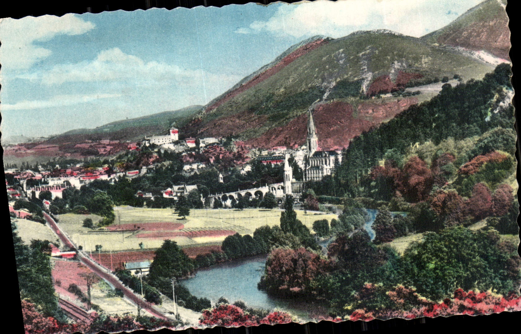 CPA Lourdes Vue generale 