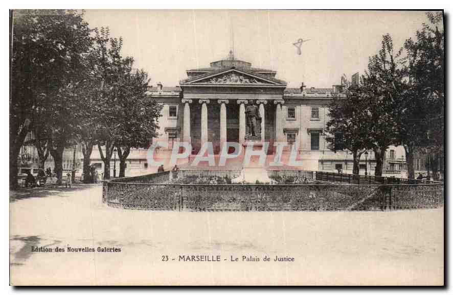CPA Marseille Le Palais de Justice 