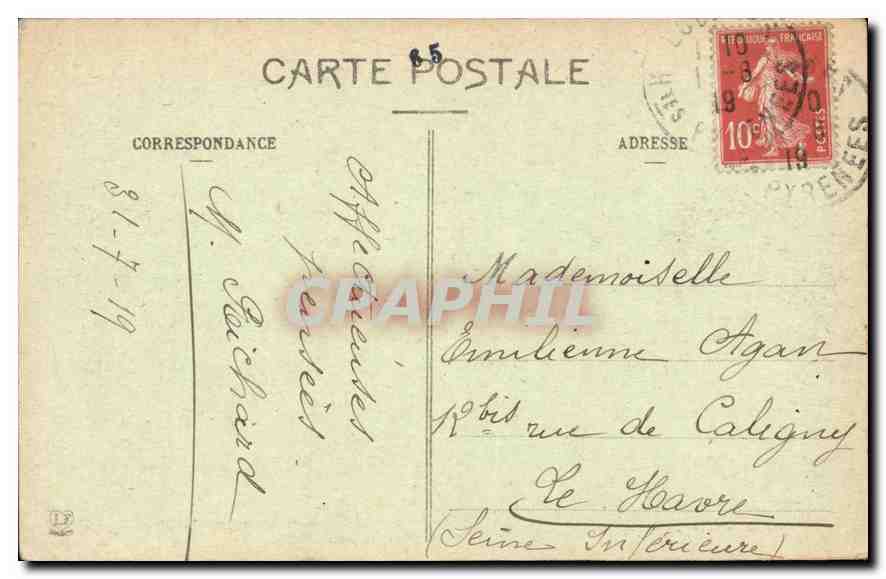 CPA Les Hautes Pyrenees Lourdes Interieur de la Grotte Miraculeuse  — Verso