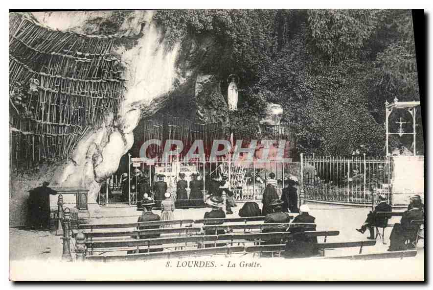 CPA Lourdes La Grotte 