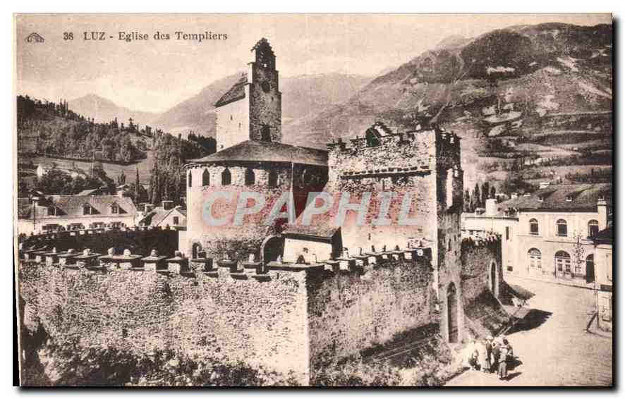 CPA Luz Eglise des Templiers 