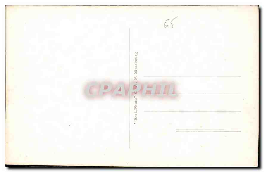 CPA Lourdes Le Chateau Fort et le Gave  — Verso