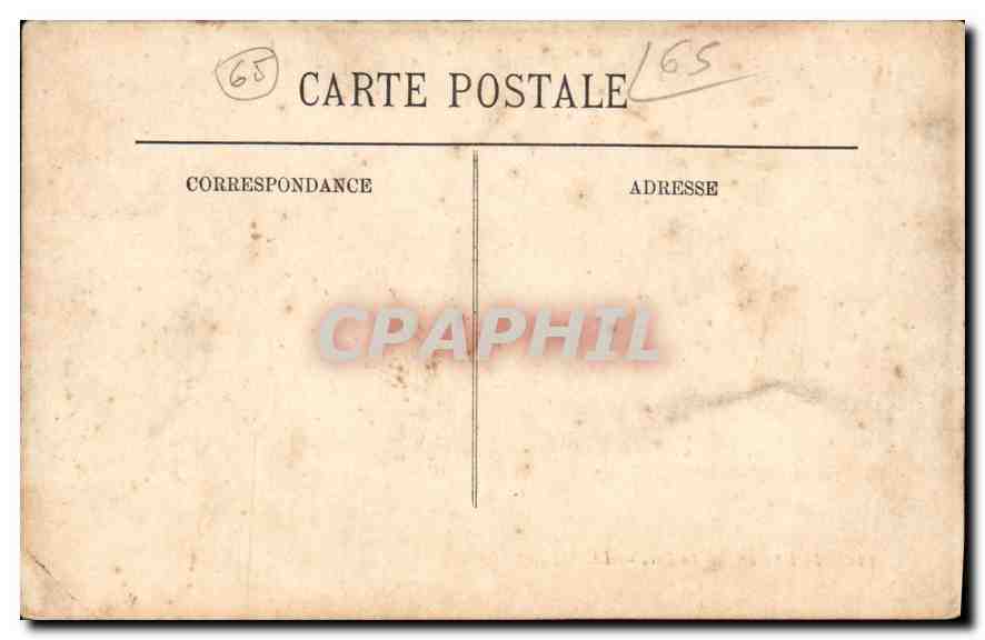 CPA Lourdes Le Lac  — Verso