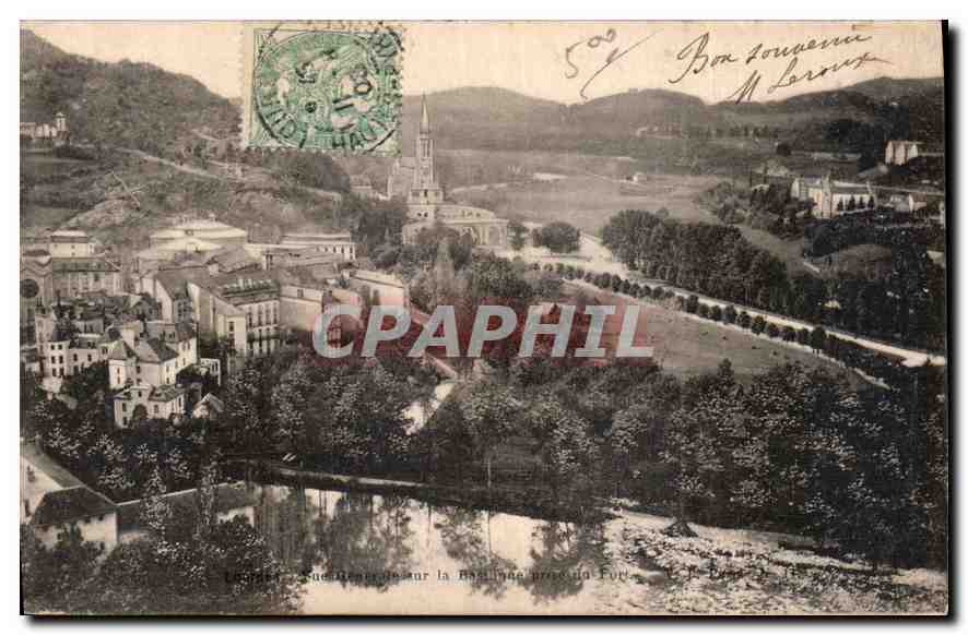 CPA Lourdes Vue generale