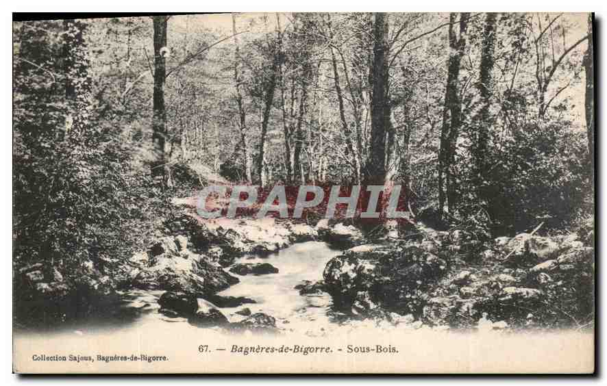 Sous-Bois — Bagnères-de-Bigorre — Collection Sajous, n°67