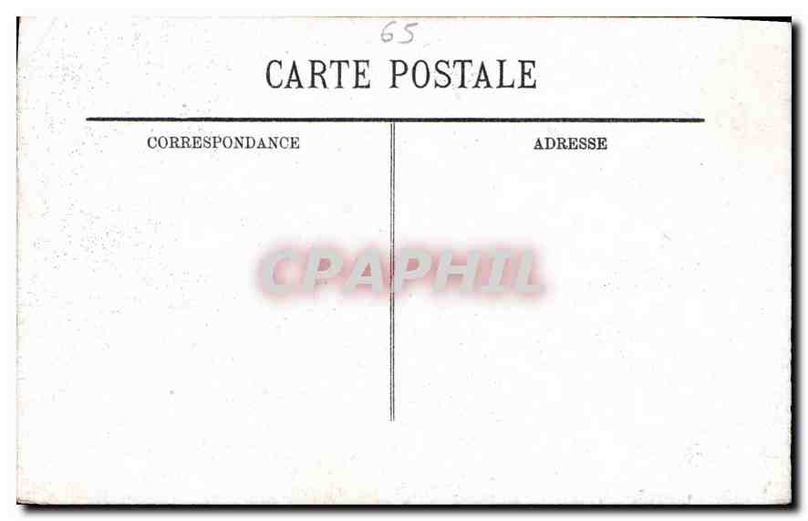 CPA Lourdes L'apparition — Verso