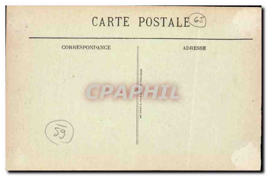 CPA Gavarnie L'Hotel du Vignemale  — Verso