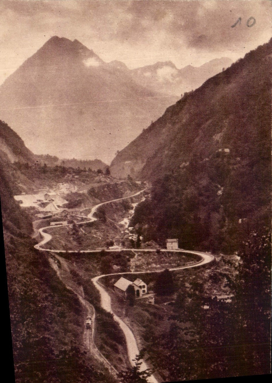 Route de Pierrefitte à Cauterets - Le Limacon — Éditions Jové, Pau (B.P.)