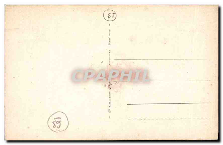 CPA Gavarnie L'Hotel du Cirque et le Cirque  — Verso