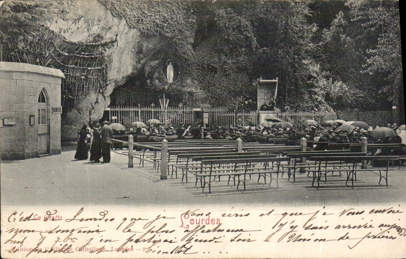 CPA La Grotte Lourdes 