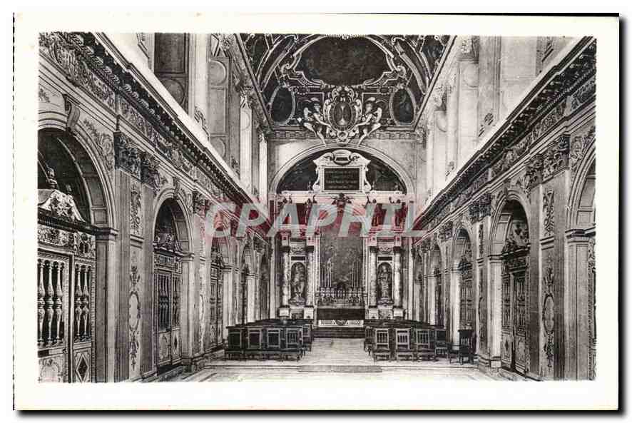 Cappella della Santissima Trinità — Castello di Fontainebleau — Cartolina postale n°3
