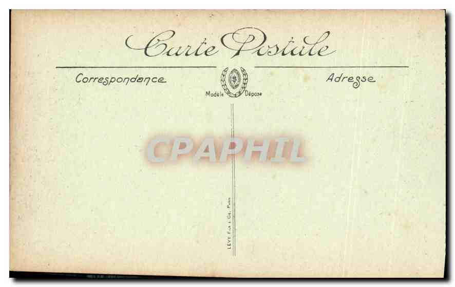 CPA Fontainebleau Le Palais et L'Etang aux Carpes  — Rückseite