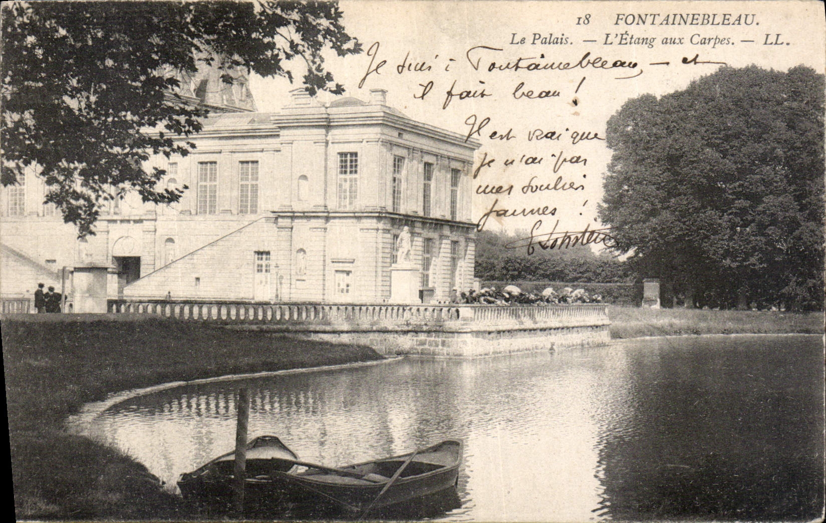 Fontainebleau — Das Schloss — Der Karpfenteich — LL. n°18