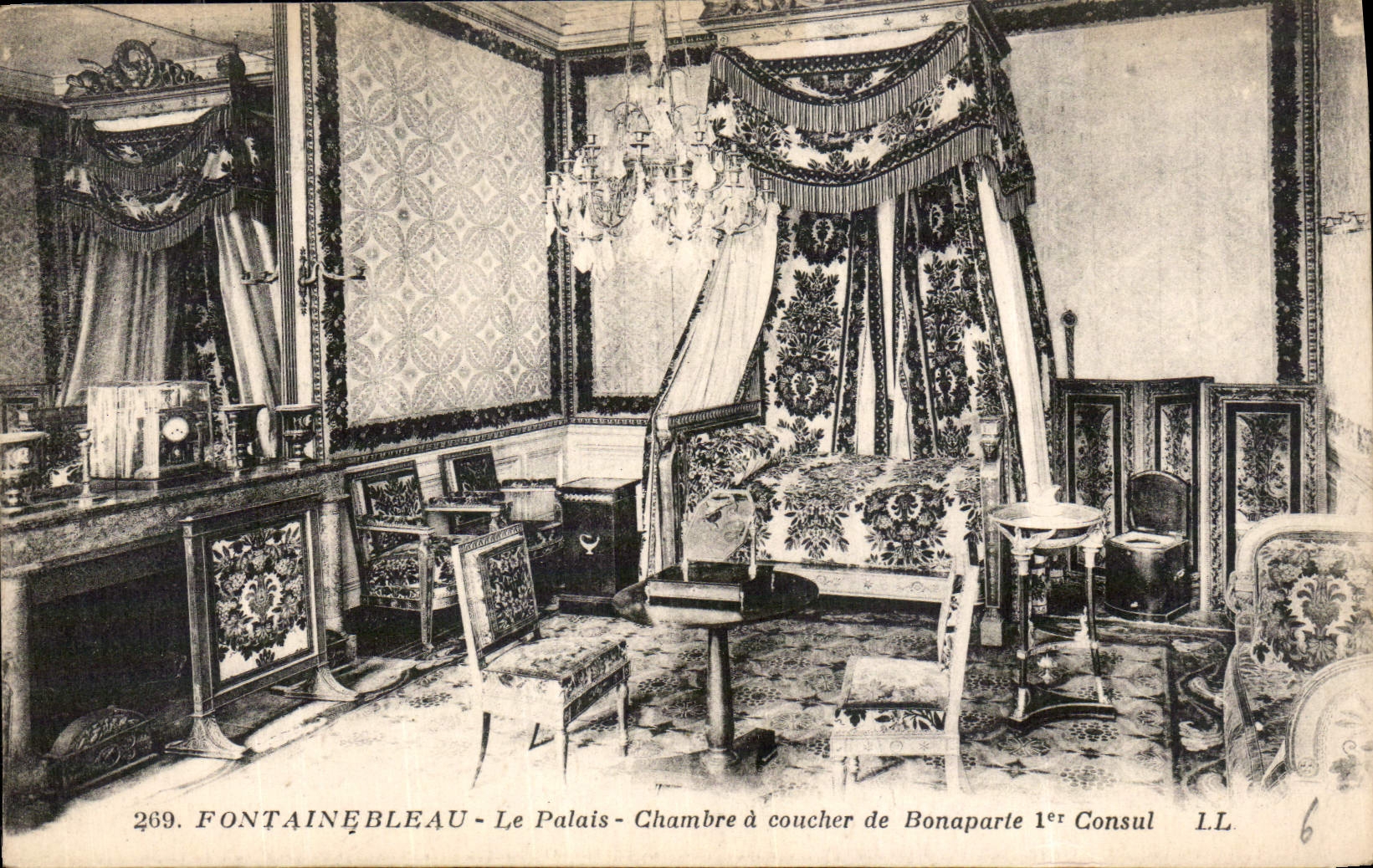 Fontainebleau - Das Schloss - Schlafzimmer des ersten Konsuls Napoleon