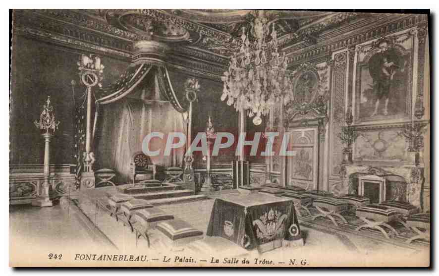 Fontainebleau — Das Schloss — Die Thronhalle — N. G.