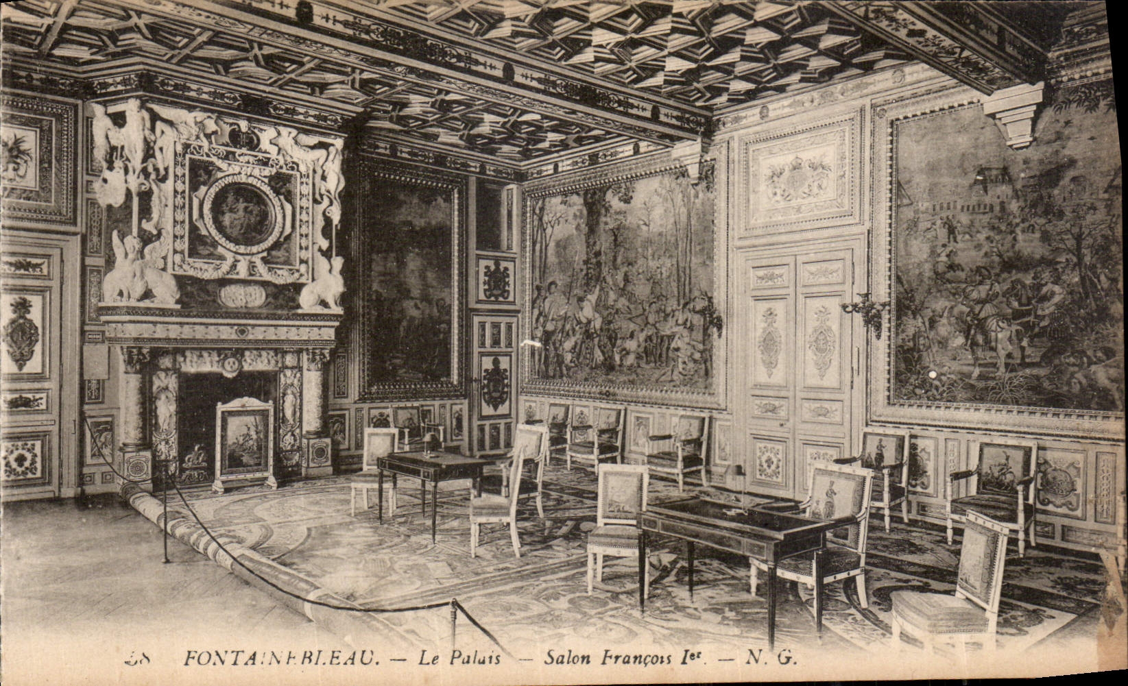 Fontainebleau — Le Palais — Salon François Ier — N.G.