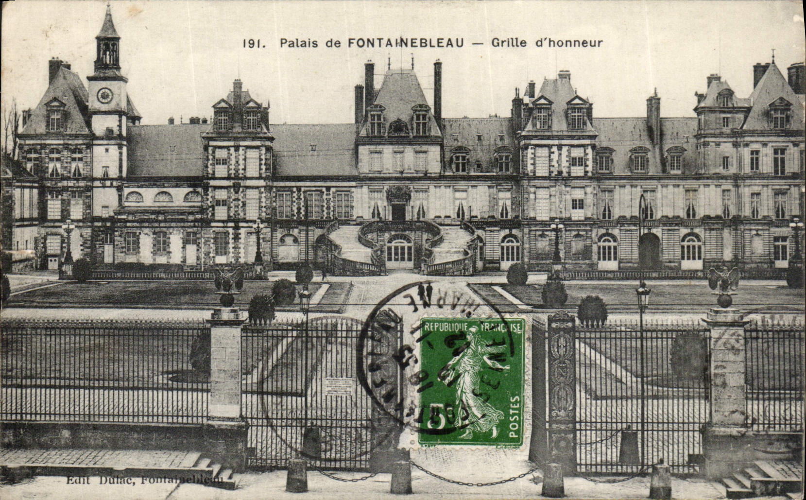 Palazzo di Fontainebleau — Griglia d'onore — Edit Dulac, Fontainebleau