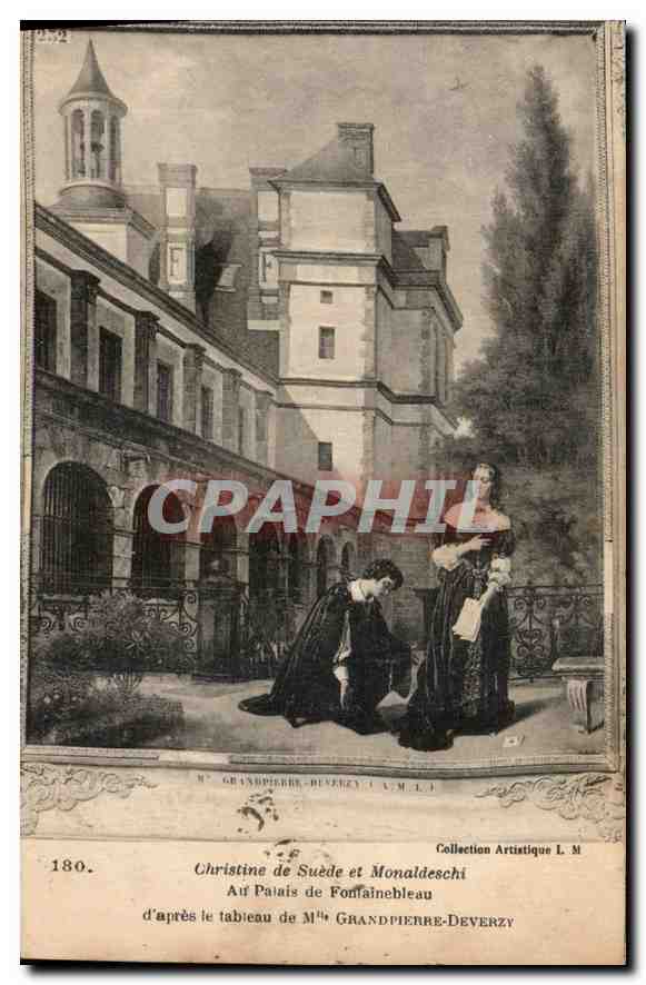 Christine von Schweden und Monaldeschi — Am Schloss Fontainebleau — Künstlerische Sammlung L. M. n°180