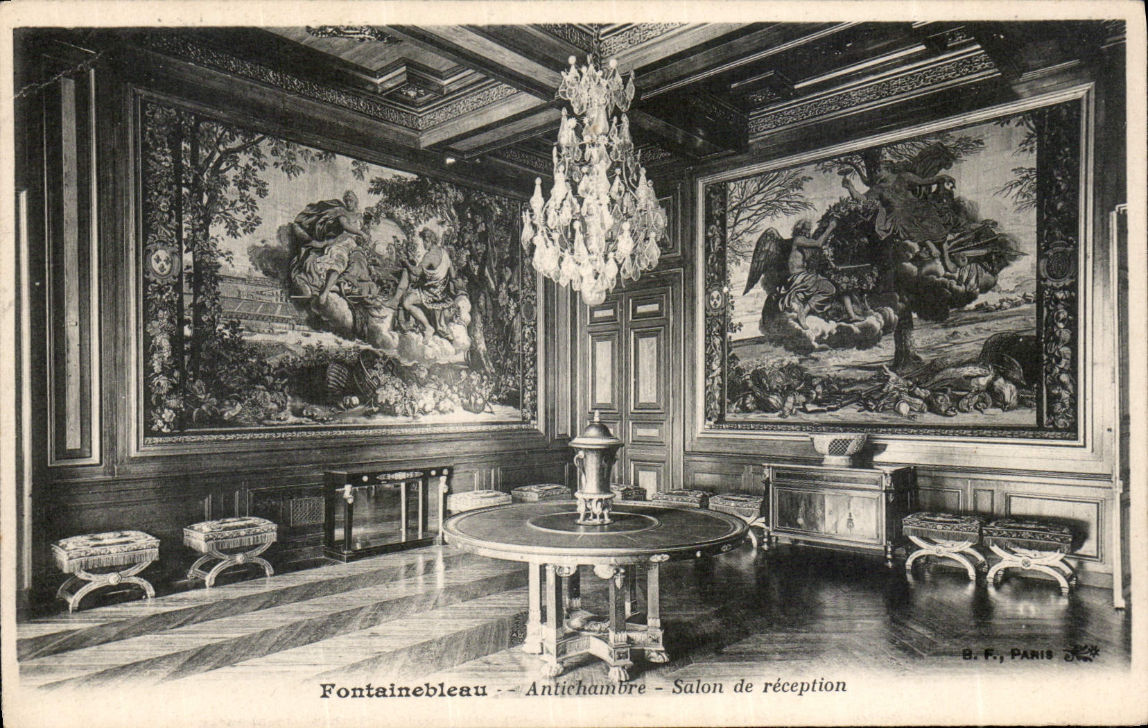 Fontainebleau - Antichambre - Empfangssaal — B.F., PARIS