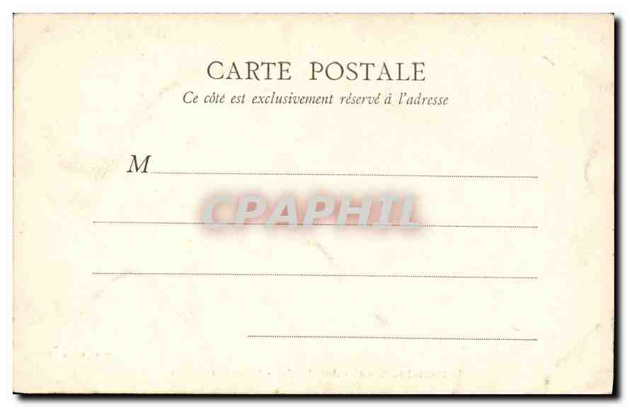 Fontainebleau - Antichambre - Empfangssaal — B.F., PARIS — Rückseite