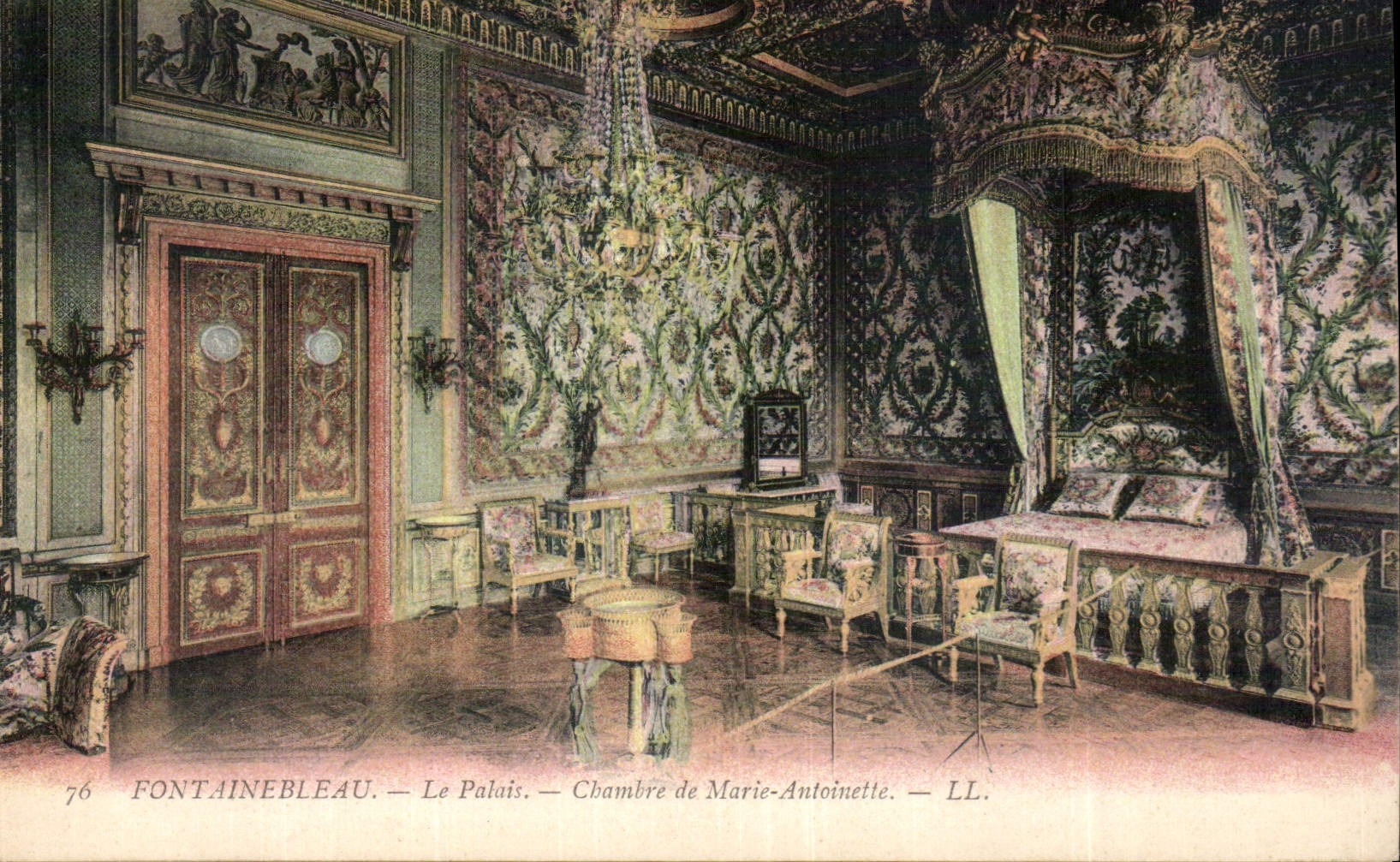 Fontainebleau — El Palacio — Habitación de Marie-Antoinette — LL. — n°76