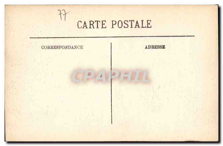 Fontainebleau — Das Schloss — Zimmer der Offiziere — Schloss-Ausgabe — Rückseite