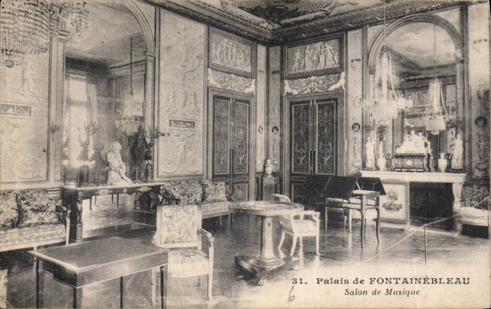 Schloss FONTAINEBLEAU — Musikzimmer — n°31