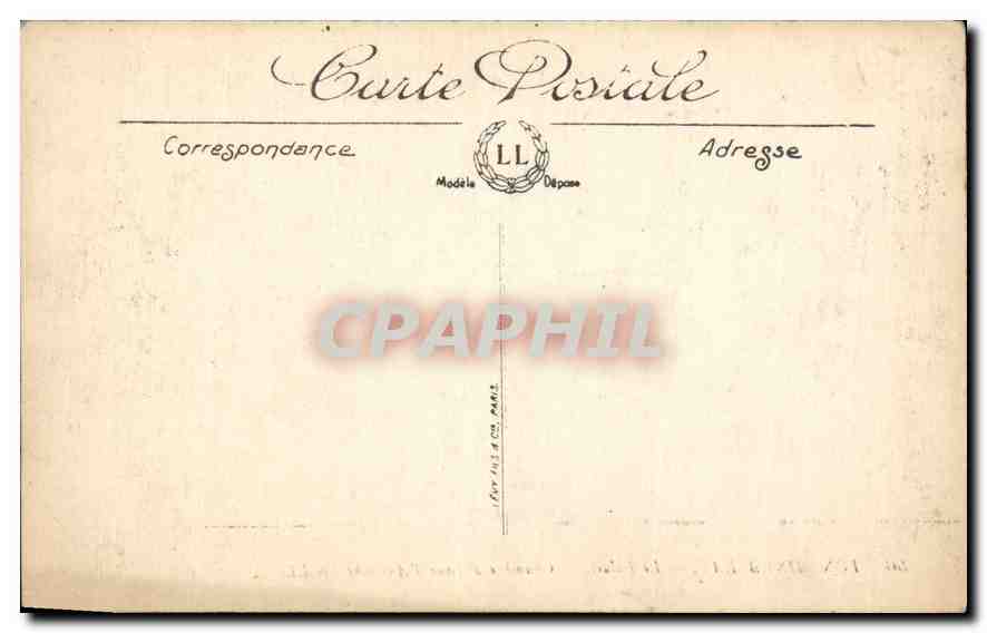Fontainebleau — Le Palais — Chambre d'Anne d'Autriche — LL. n°50 — Reverso