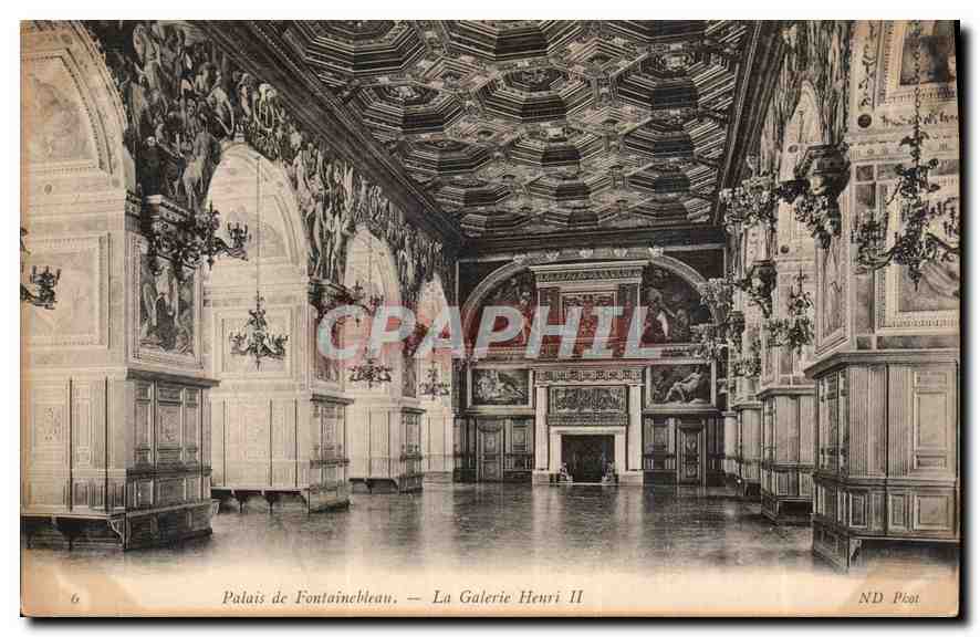 Palacio de Fontainebleau — La Galería Henri II — ND Peat