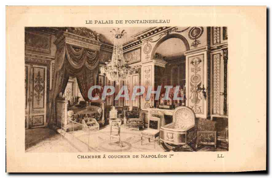 Schlafzimmer von Napoleon I. — Schloss Fontainebleau — LL