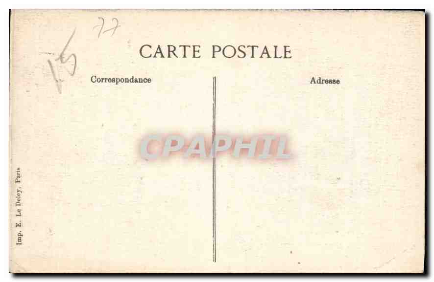 Palais de Fontainebleau — Antichambre des Appartements du Pape — Siron édit. 571 — Verso