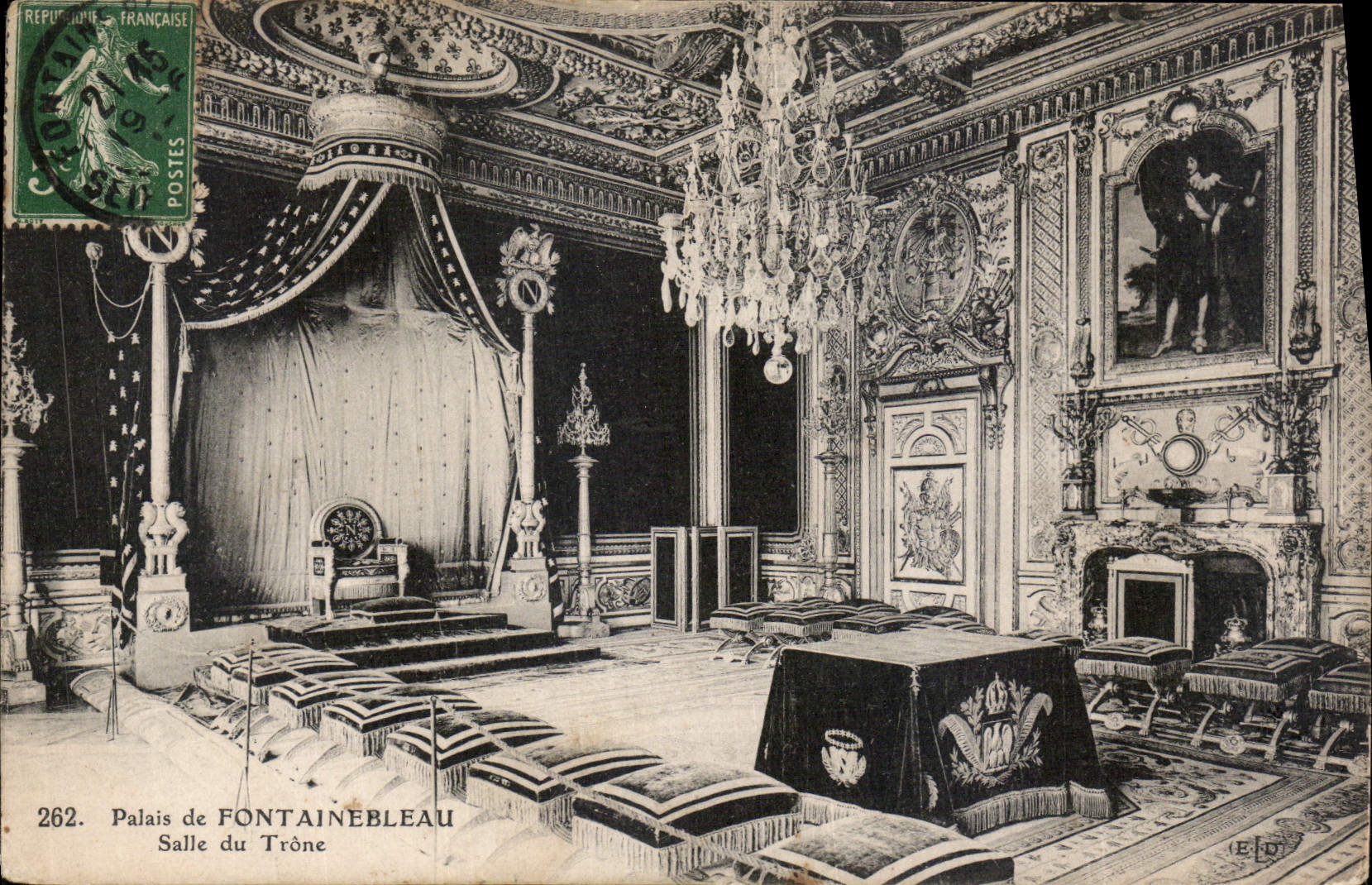 Palais de Fontainebleau — Salle du Trône — E.D. éditeur