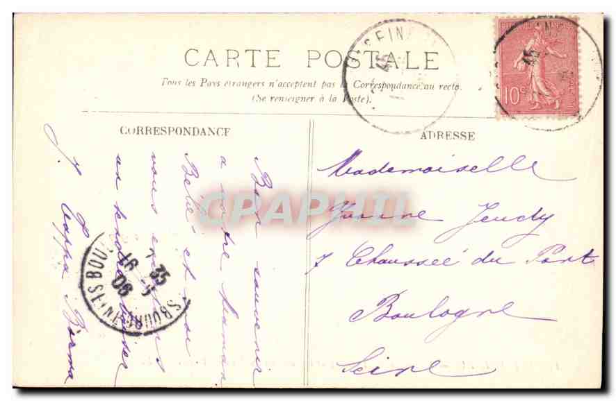 Fontainebleau — Il Palazzo — L'Etang e il Pavillon del Museo Cinese — LL. — N°4 — Verso