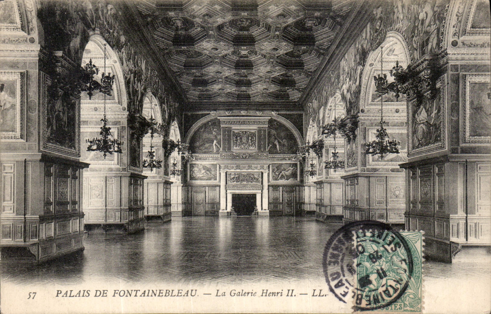 Schloss Fontainebleau — Galerie Henri II — LL. — n° 57