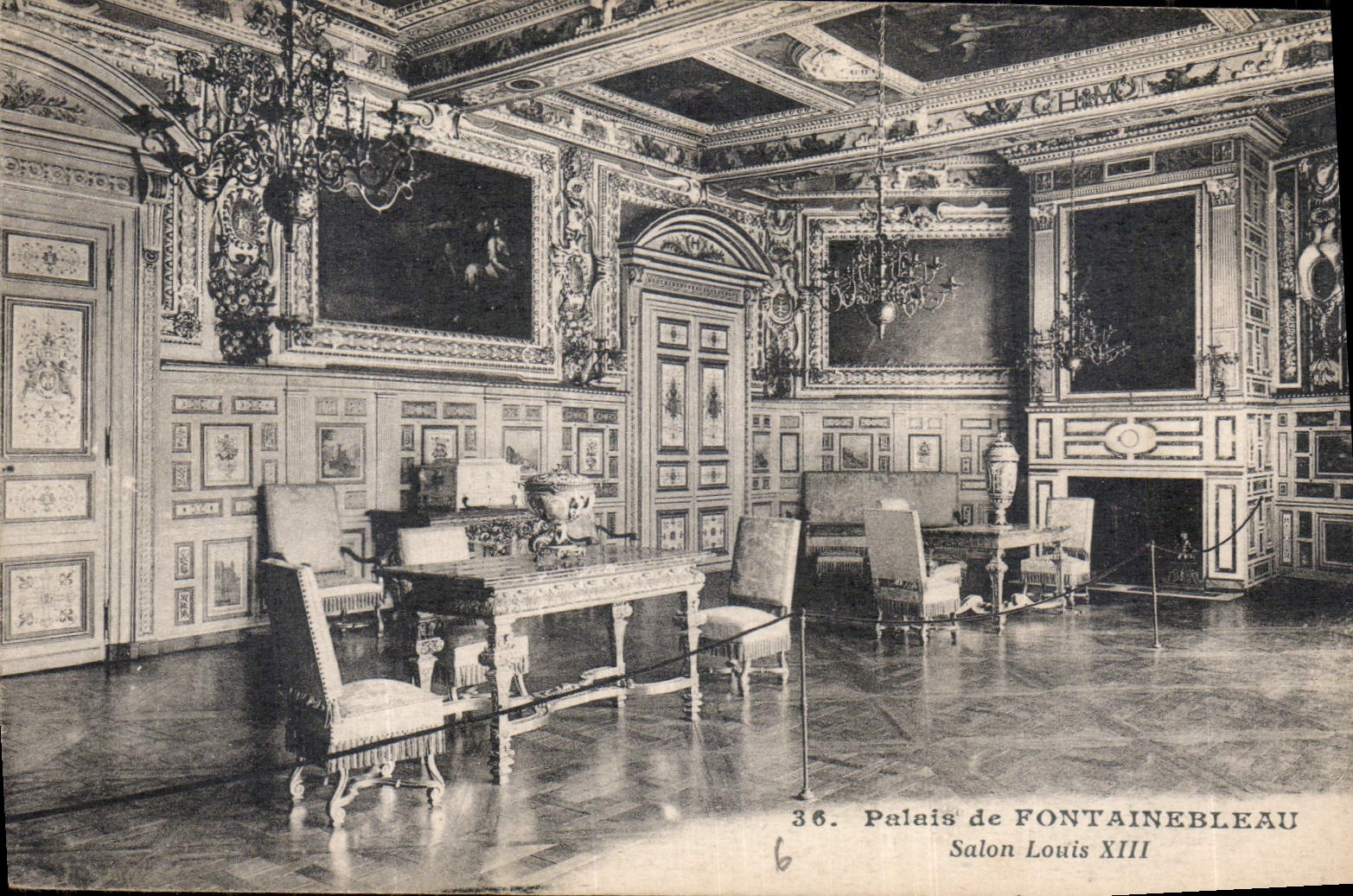 Palais de Fontainebleau — Salon Louis XIII — Éditeur non identifié, n° 36