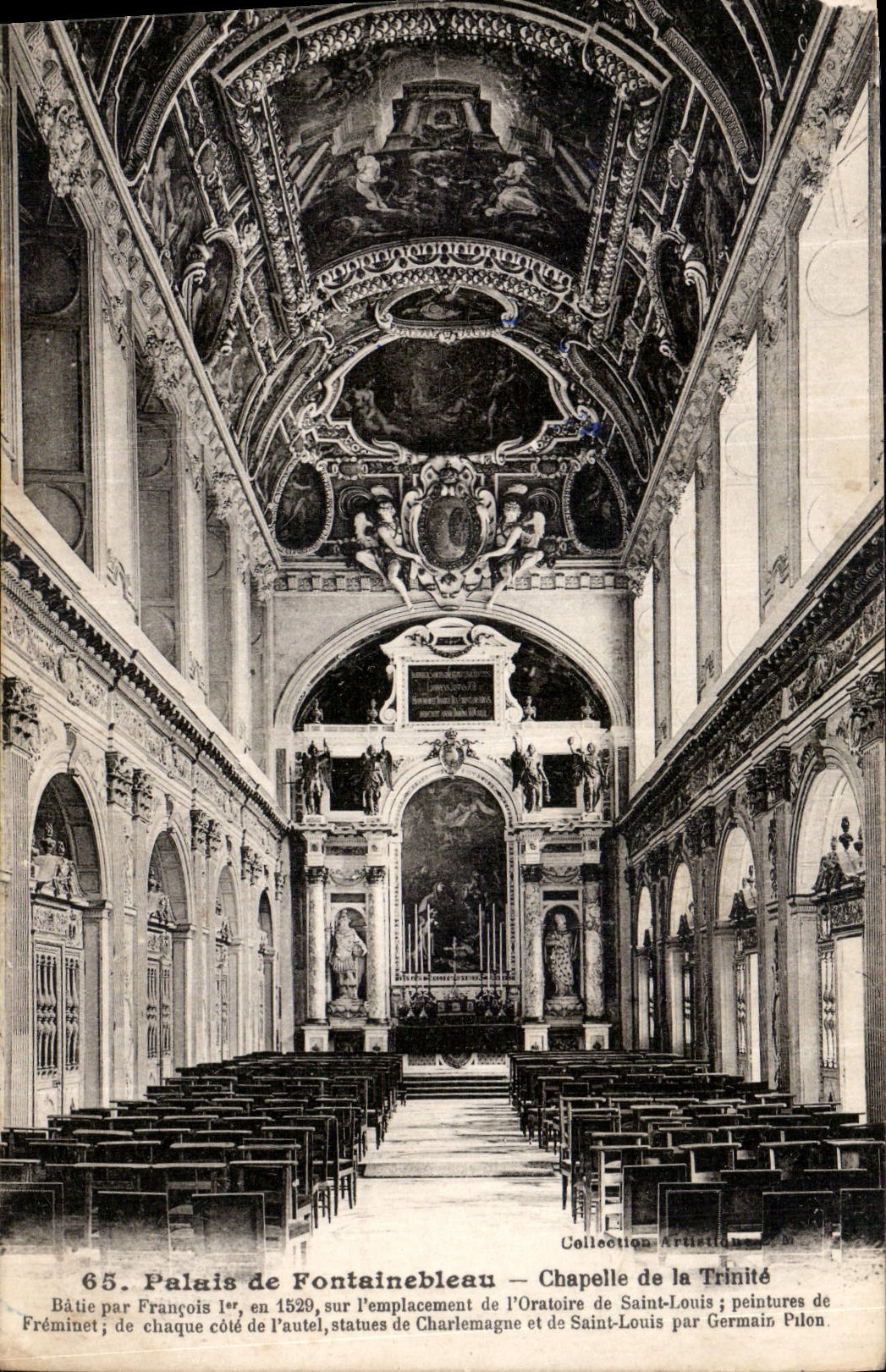 Schloss Fontainebleau — Kapelle der Dreifaltigkeit — Sammlung Artietion