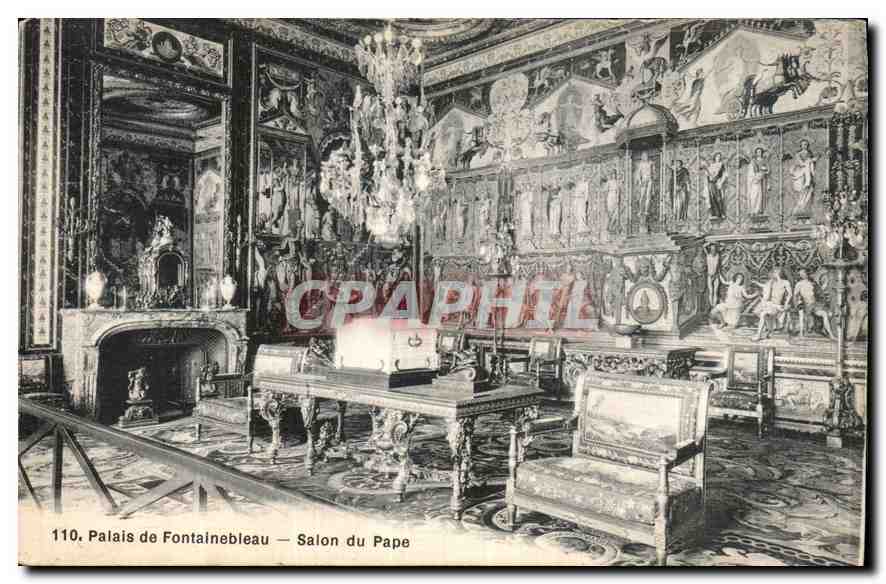 Palais de Fontainebleau — Salon du Pape — CPAPHIL n°110