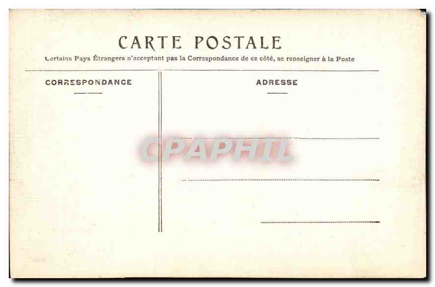 Palais de Fontainebleau — Salon du Pape — CPAPHIL n°110 — Rückseite