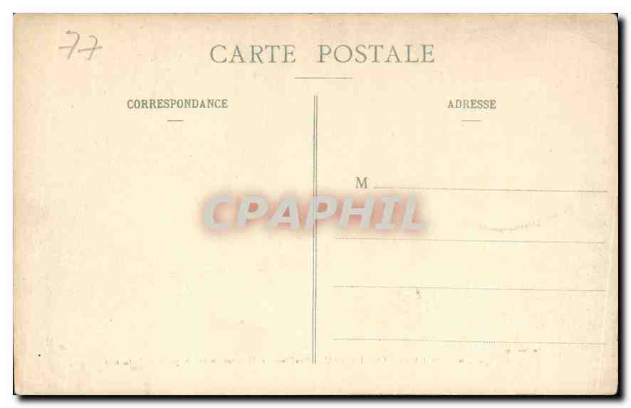 Palais de Fontainebleau — Pavillon de Maintenon et Chapelle St-Saturnin — Éditeur non identifié, n° 42 — Verso