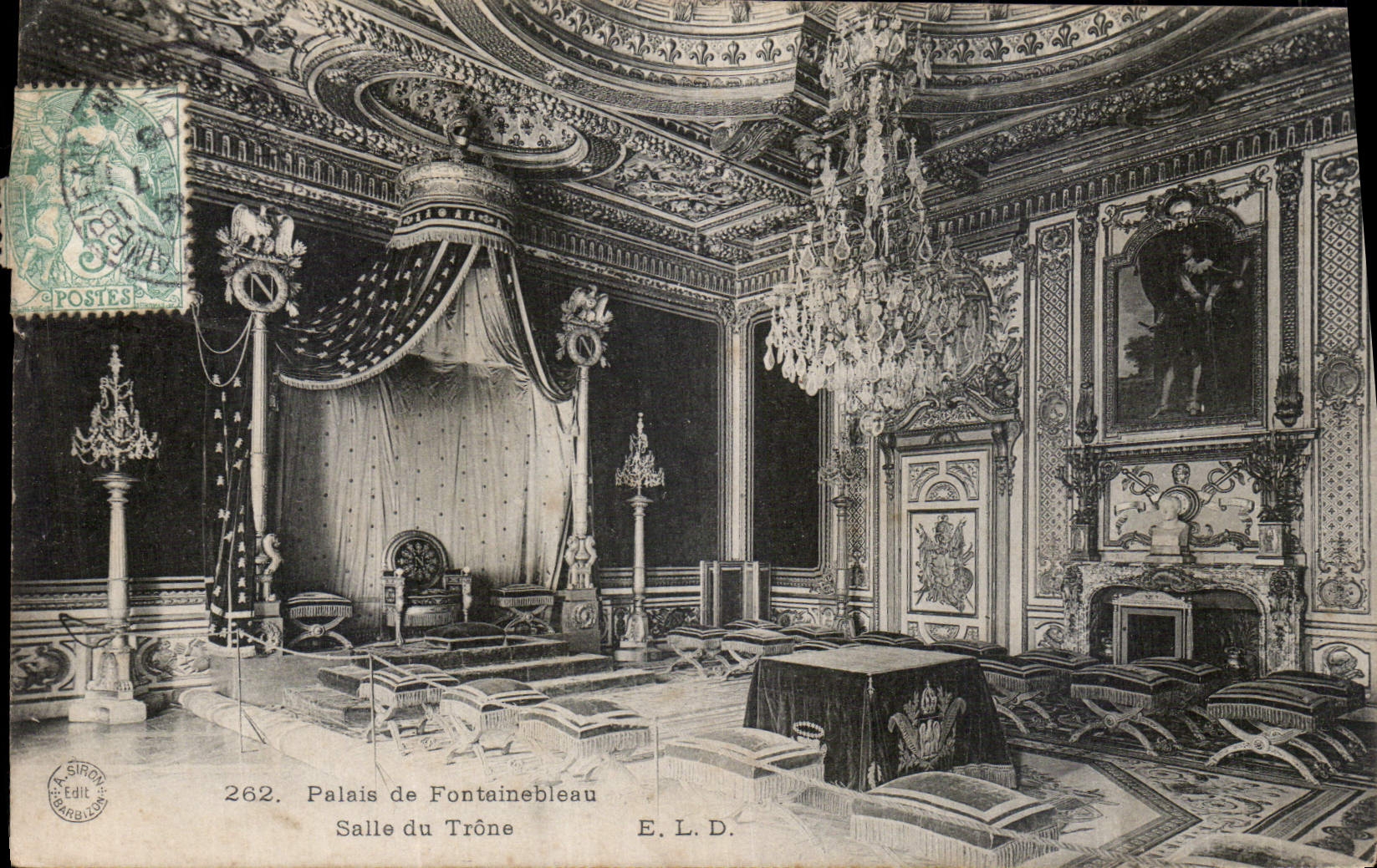 Palais de Fontainebleau — Salle du Trône — SIRCO Edit.