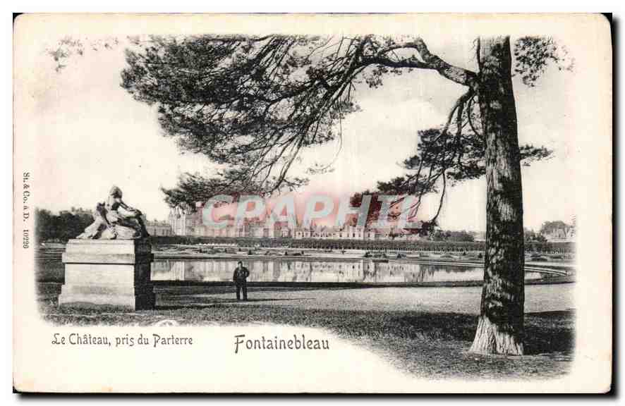CPA Le Chateau pris du Parterre Fontainebleau 