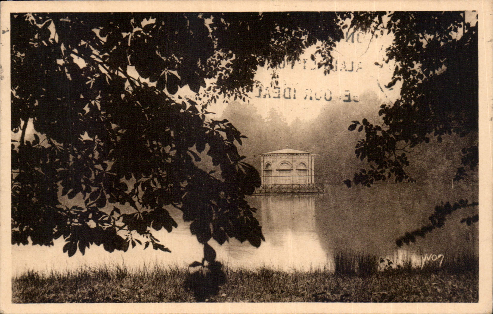 Palast und Wald — Ideal Aufenthalt — Französisch Herstellung