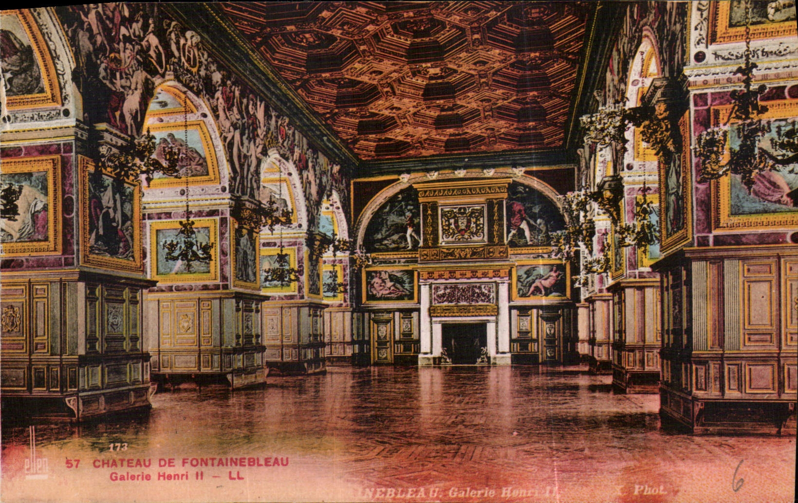 Château de Fontainebleau — Galerie Henri II — Éditeur LL, n° 173