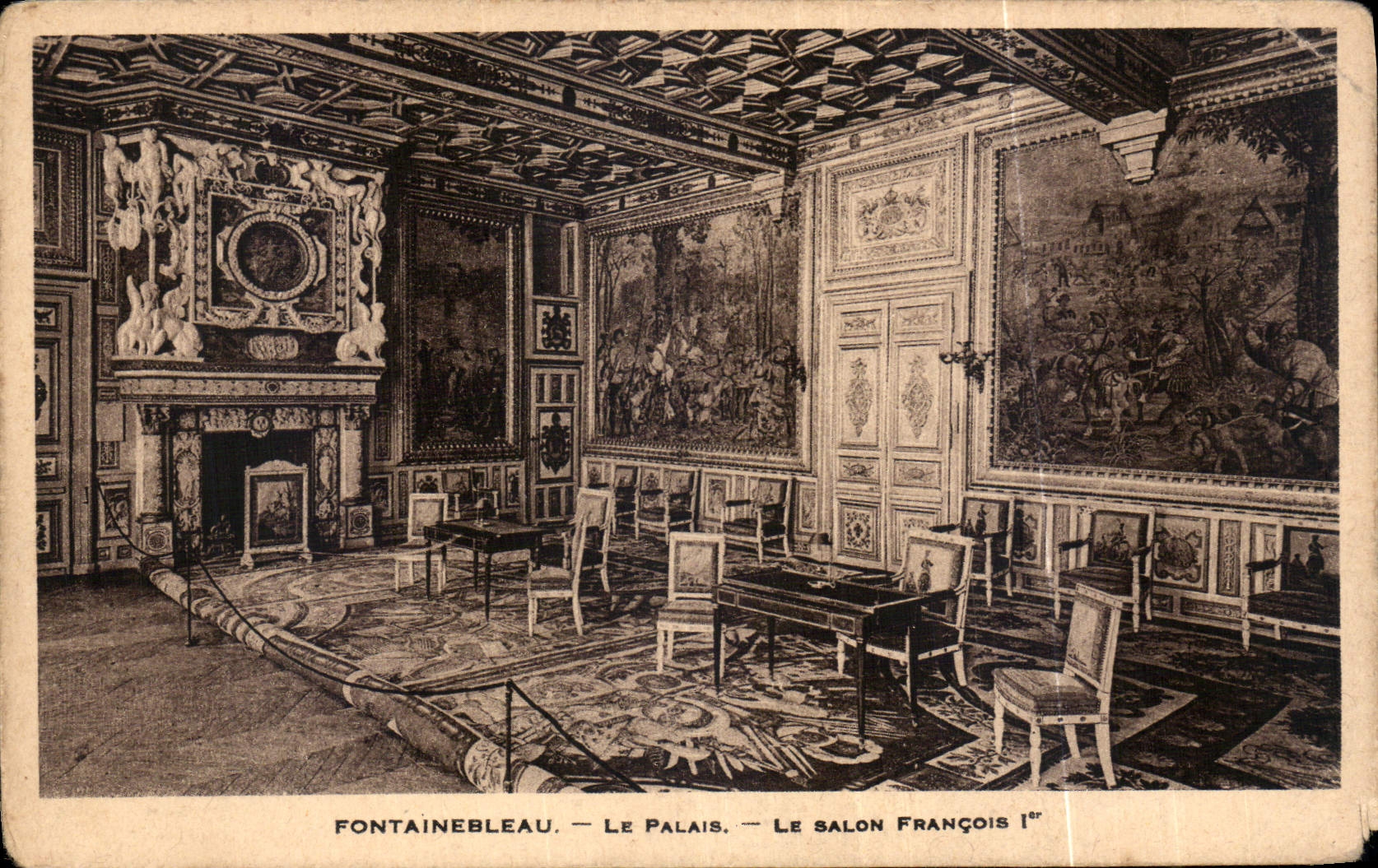 Fontainebleau — Il Palazzo — Il Salone di Francesco I
