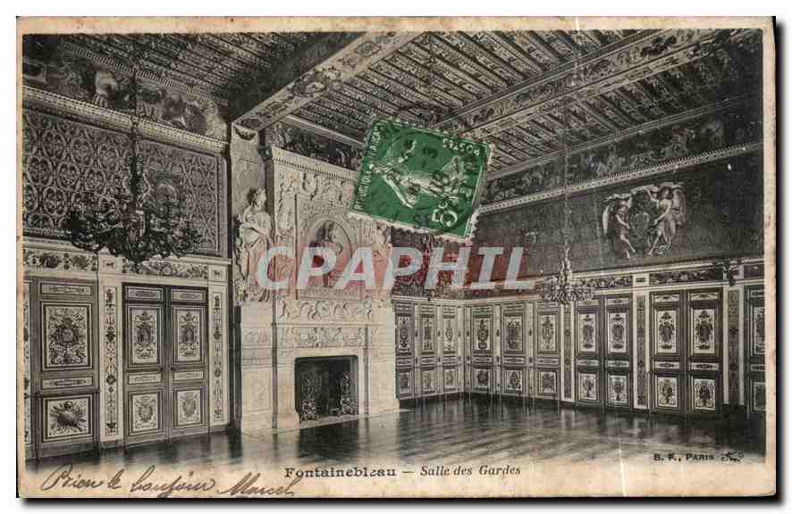 Fontainebleau — Salle des Garçons — B. F., Paris